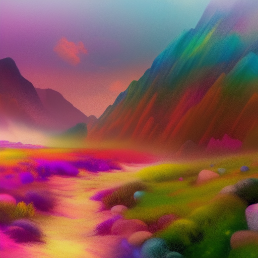 Rainbow Mountain by Liz Lorena