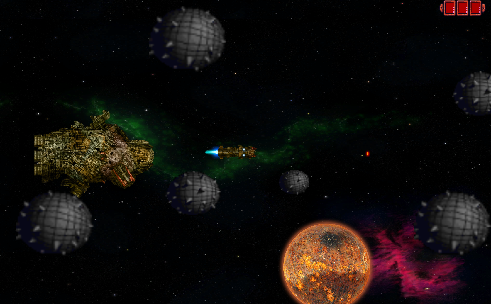 Second Screenshot of Metalloid Game